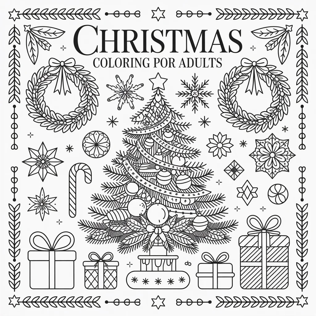 Christmas Coloring Pages For Adults