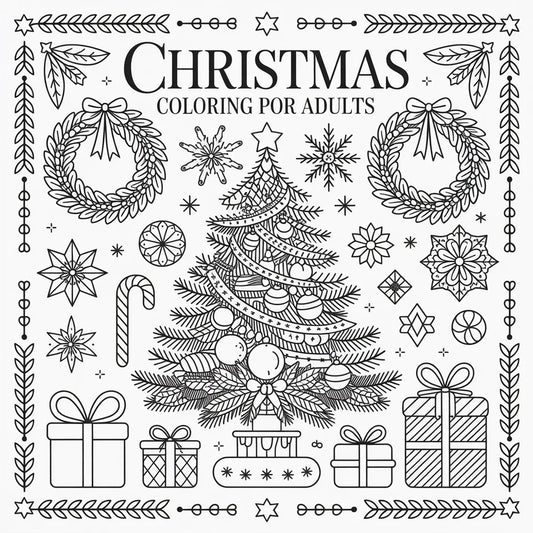 Christmas Coloring Pages For Adults