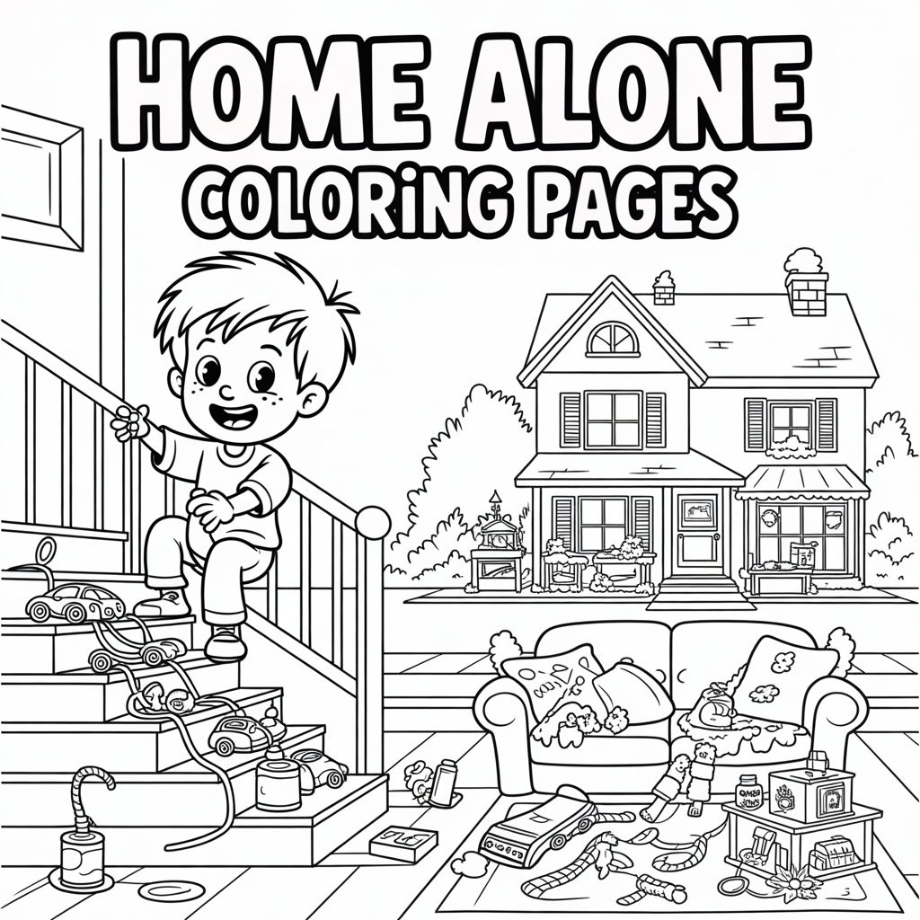 Home Alone Coloring Pages