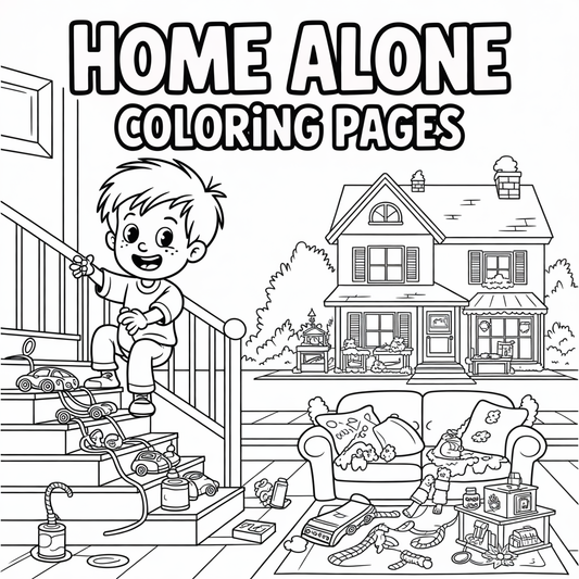 Home Alone Coloring Pages